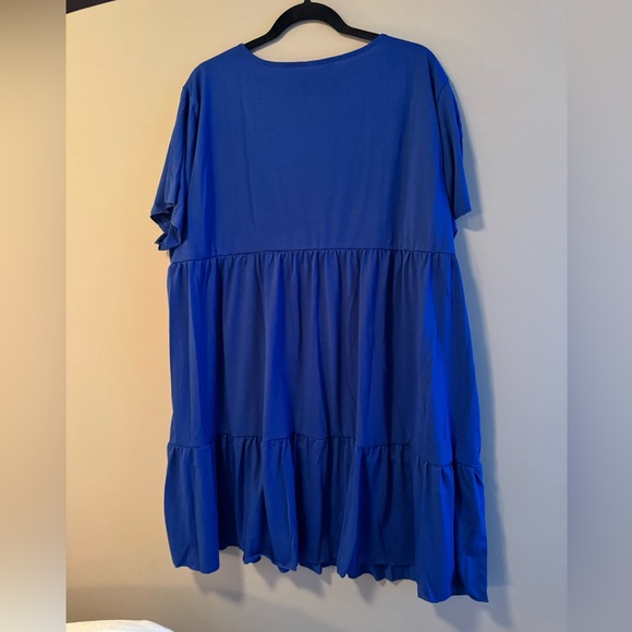 V Neck Short Sleeve Dress 3XL - Picture 3 of 5